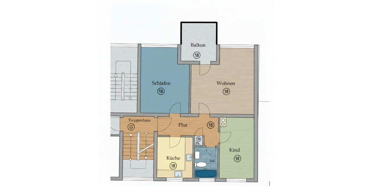 Charmante 3,5 Zimmer ETW Am Brunnen 15 Duisburg-Bissingheim 3.5 zimmer