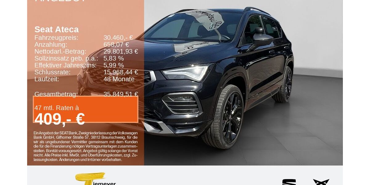 Seat Ateca 67.104 km 25.880 &euro; Recklinghausen 45663