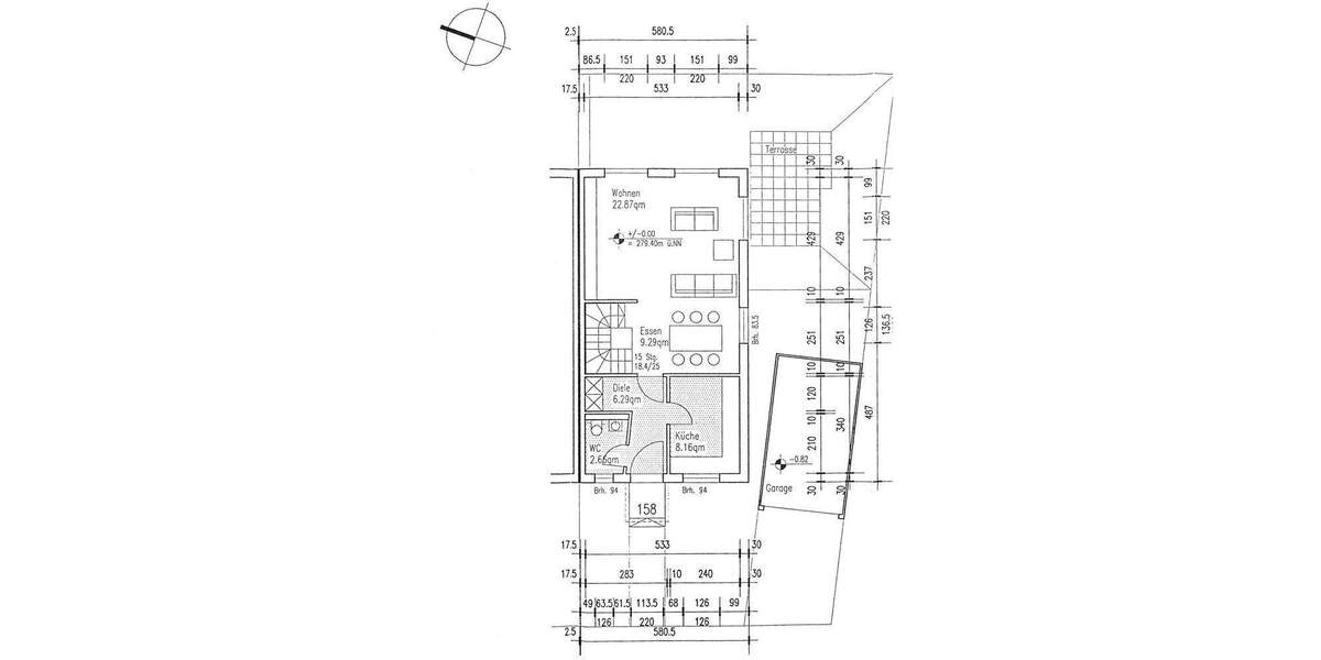 Reihenendhaus Wuppertal Elberfeld - 5 Zimmer, 136 m&sup2;, 489.500&euro; | Angebot:25226735