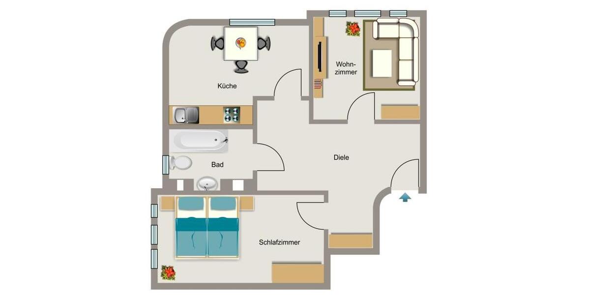 Hier schlägt besonders das Herz für Singles und Paare zimmer