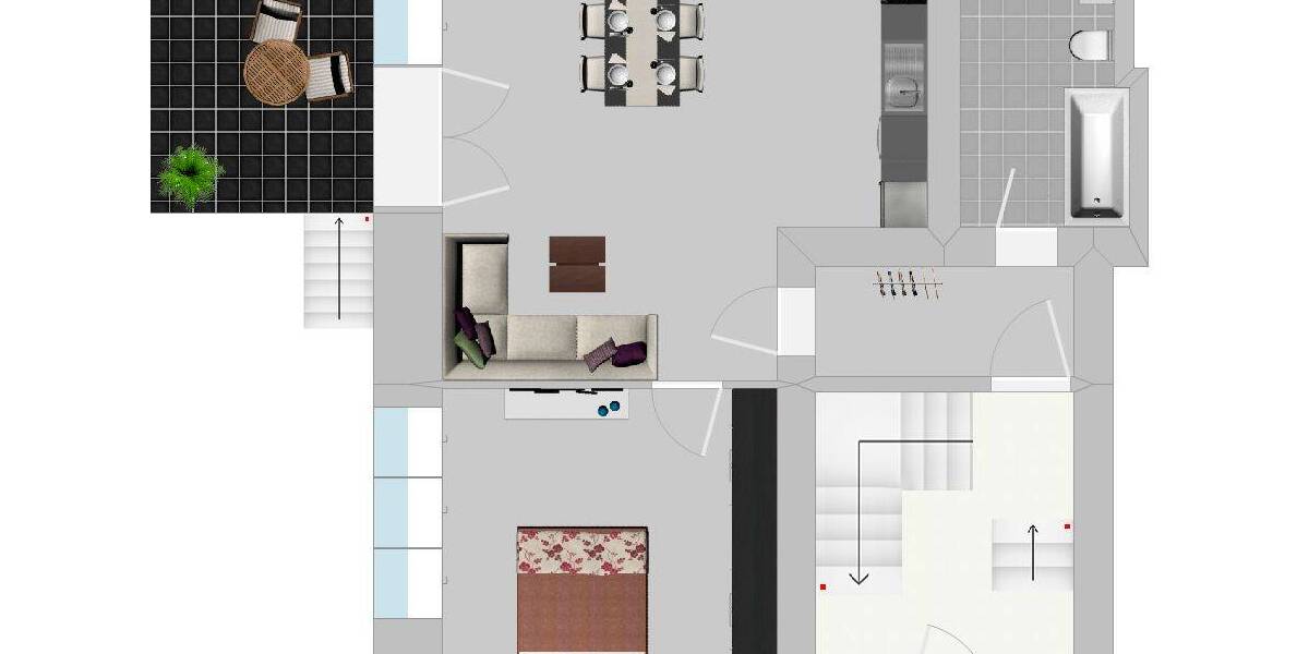 Etagenwohnung Mülheim Menden/Ickten - 2 Zimmer, 69 m&sup2;, 280.000&euro; | Angebot:26291733