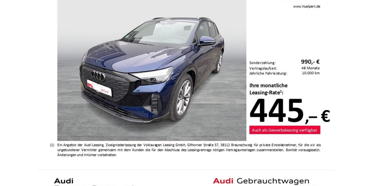 Audi Q4 e-tron 6.336 km 51.311 &euro; Dortmund 44143