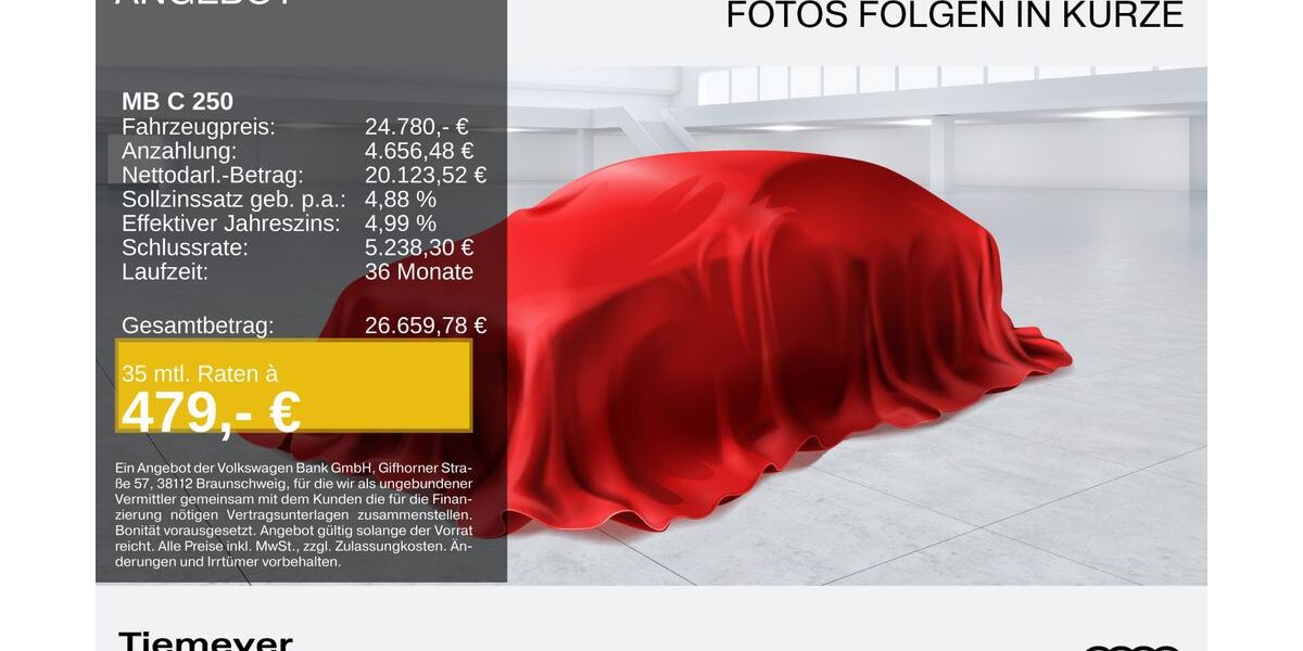 Mercedes-Benz C 250 63.308 km 24.480 &euro; Dorsten 46284