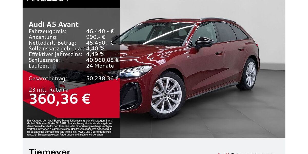 Audi A5 3.579 km 45.390 &euro; Bochum 44809