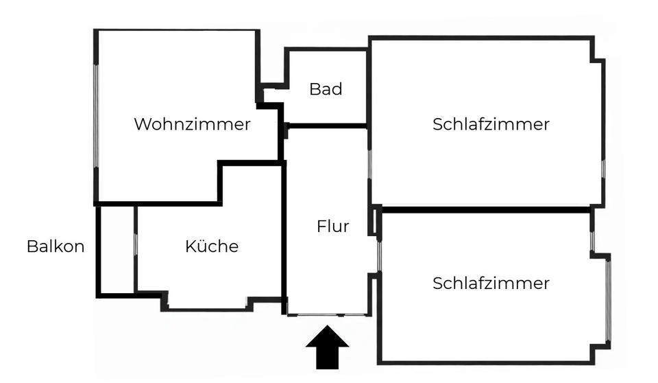 Etagenwohnung Dortmund Innenstadt West - 3 Zimmer, 85 m&sup2;, 285.000&euro; | Angebot:26879237