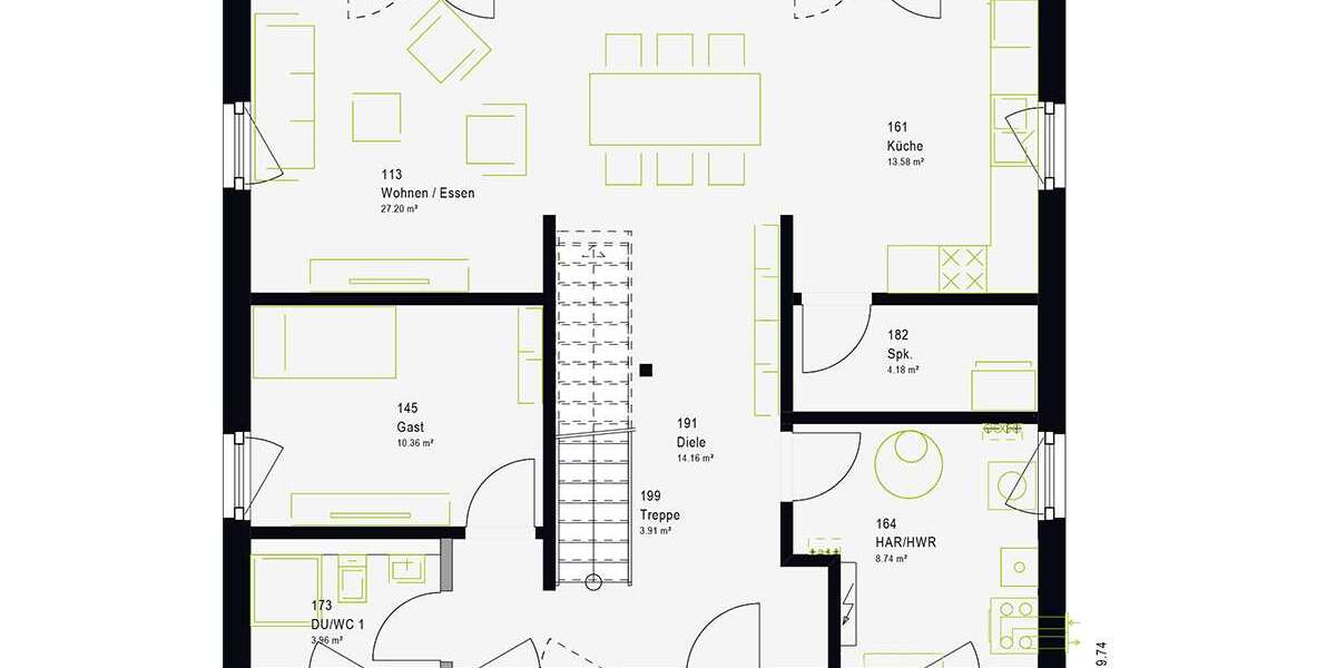 Einfamilienhaus Marl Hamm - 4 Zimmer, 169 m&sup2;, 493.550&euro; | Angebot:26879001