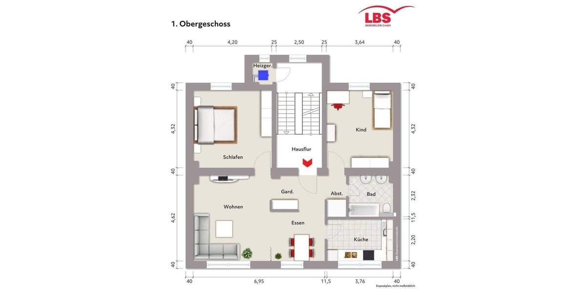2 Eigentumswohnungen mit Garagen und Garten 5 zimmer