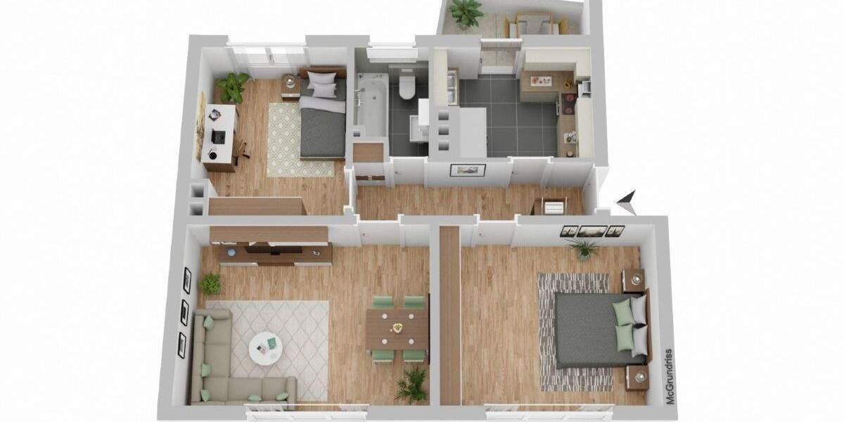 3 Zimmerwohnung in der castroper Innenstadt #Balkon 3 zimmer