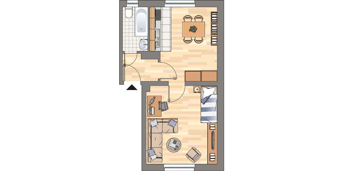 Wohnung zum Mieten in Herne 329 € 35.43 m² 1 zimmer