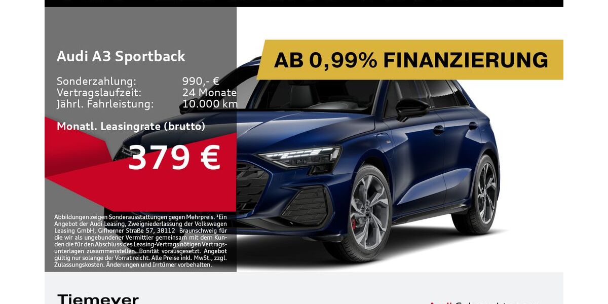 Audi A3 7.761 km 40.390 &euro; Gelsenkirchen 45894