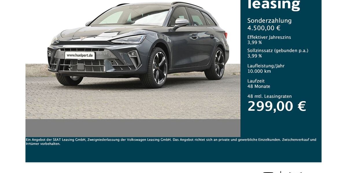 Cupra Leon 1.990 km 36.444 &euro; Dortmund 44269