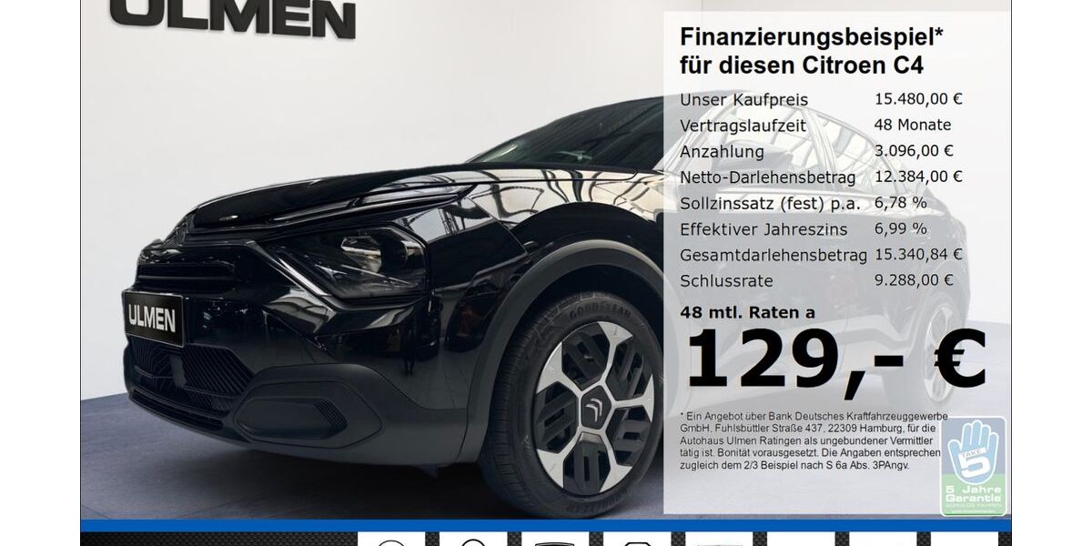 Citroen C4 19.913 km 14.680 &euro; Ratingen 40880