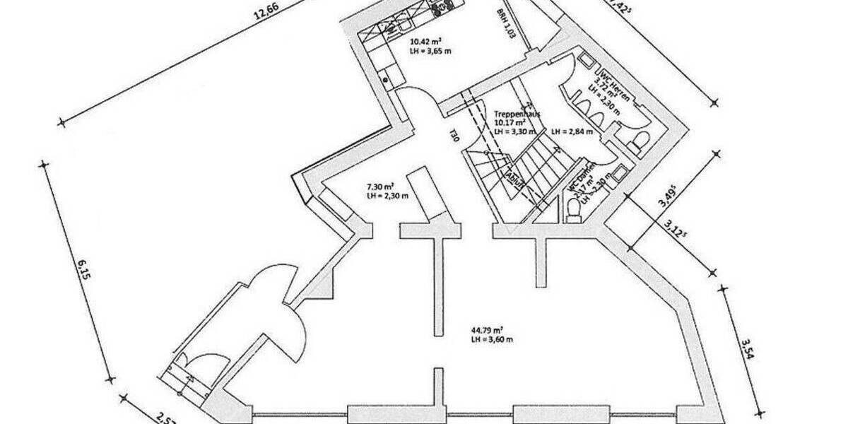 Renoviertes Ladenlokal in Herdecker Innenstadt Fußgängerzone zimmer
