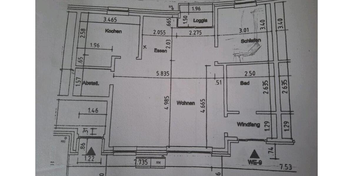 Helle 2- Zimmerwohnung, barrierefrei 2 zimmer