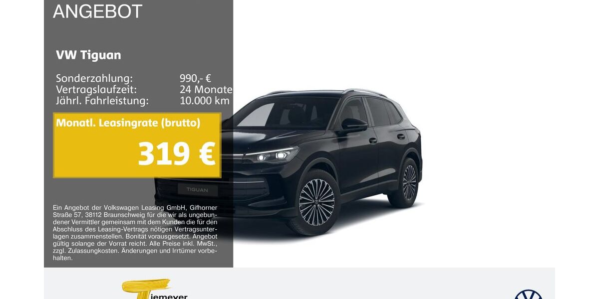 VW Tiguan 20.080 km 36.890 &euro; Bochum 44892