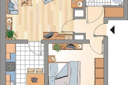 Wohnung Gelsenkirchen Resse - 2.5 Zimmer, 52 m&sup2;, 389&euro; | Angebot:26270294