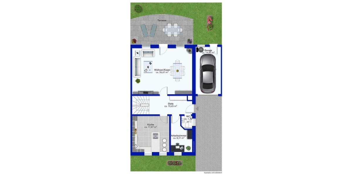 Doppelhaushälfte Oberhausen Schmachtendorf - 5 Zimmer, 136 m&sup2;, 569.000&euro; | Angebot:25339867