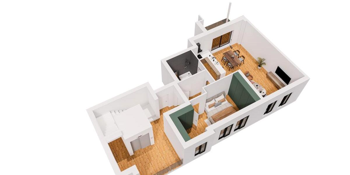 Etagenwohnung Velbert Pöthen - 2.5 Zimmer, 65 m&sup2;, 975&euro; | Angebot:26672546