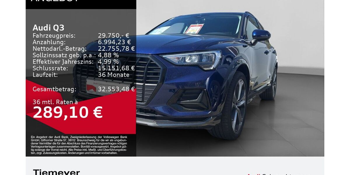 Audi Q3 36.237 km 29.750 &euro; Dorsten 46284