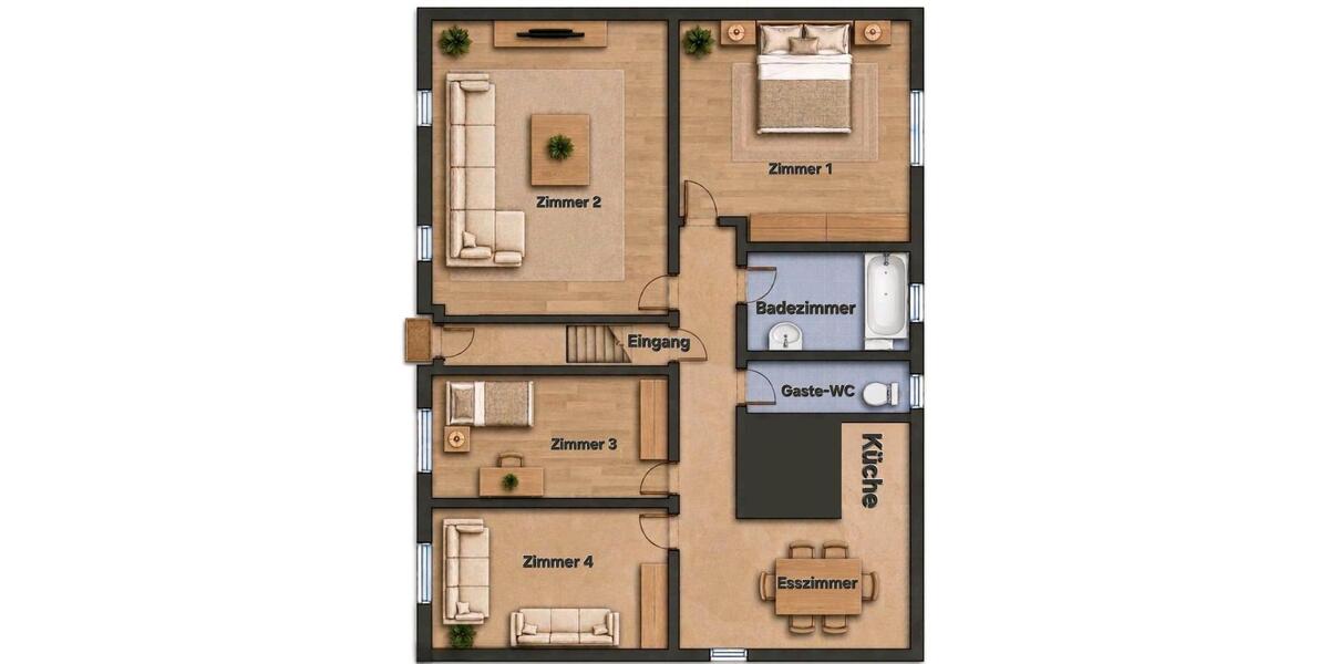 Etagenwohnung Herne Baukau - 5 Zimmer, 116 m&sup2;, 210.000&euro; | Angebot:27045400