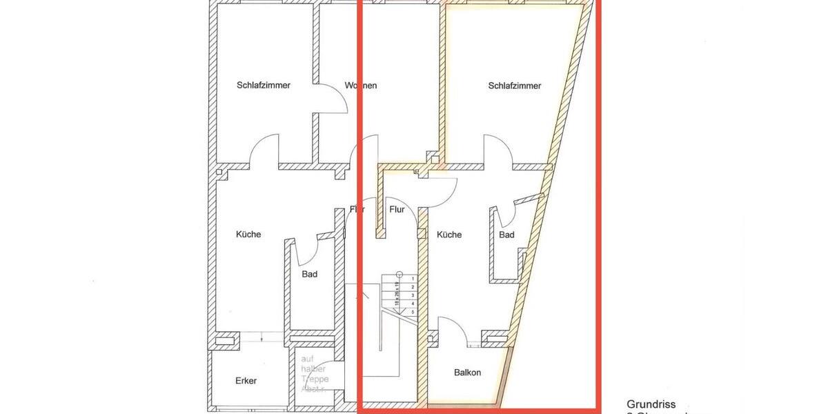 Etagenwohnung Wuppertal Elberfeld - 1 Zimmer, 40 m&sup2;, 350&euro; | Angebot:26393544