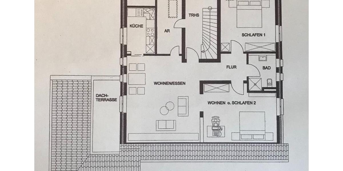 Etagenwohnung Olfen - 3 Zimmer, 90 m&sup2;, 895&euro; | Angebot:25340759