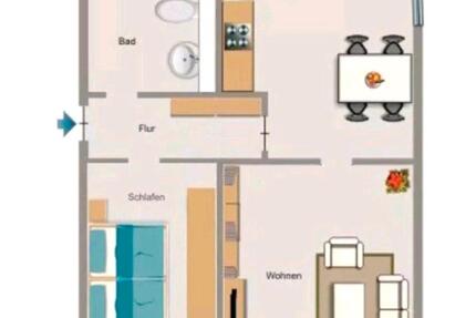 Gemütliche 2-Zimmer-Wohnung in Bottrop-Eigen -Einzug 01.01.2026 2 zimmer