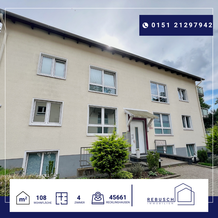 Wohnung zum Kaufen in Recklinghausen 275.000 € 108 m² 4 zimmer
