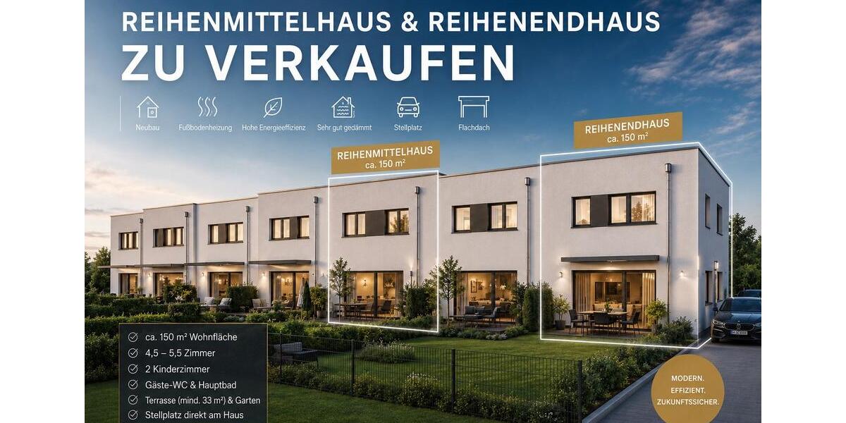 Reihenhaus Castrop-Rauxel Rauxel - 5 Zimmer, 150 m&sup2;, 389.000&euro; | Angebot:27096848