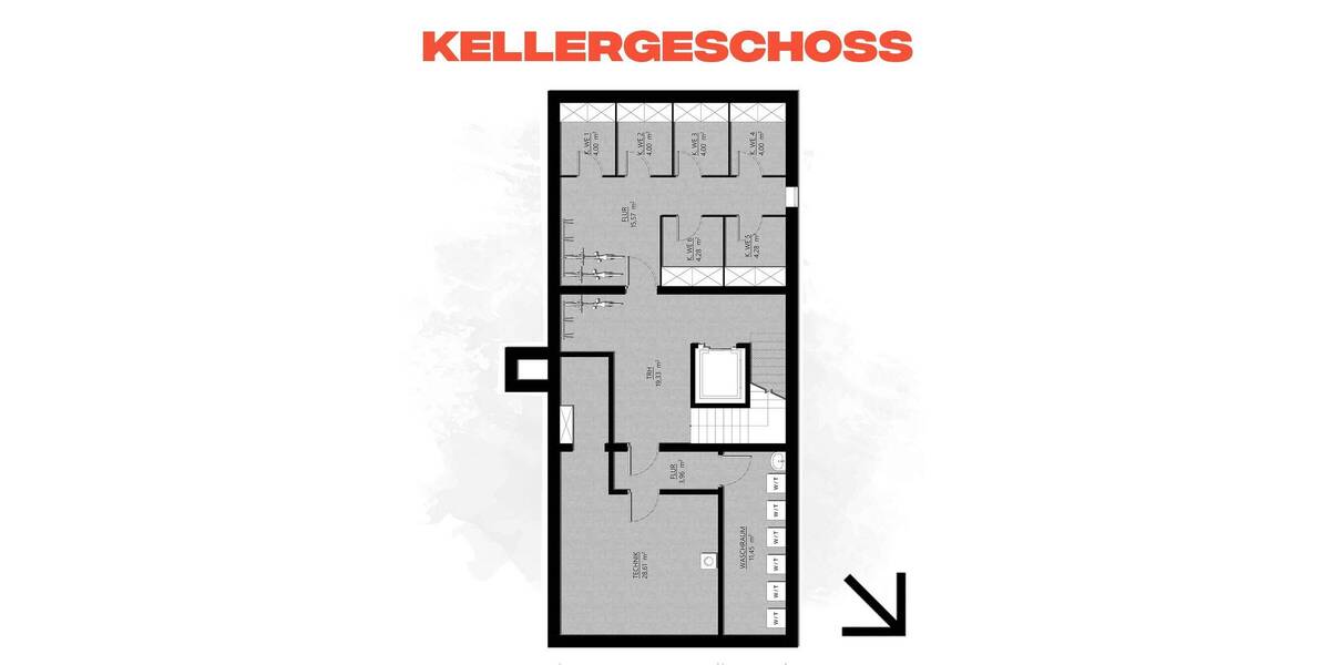 Etagenwohnung Velbert Nierenhof - 2 Zimmer, 74 m&sup2;, 259.000&euro; | Angebot:25666090