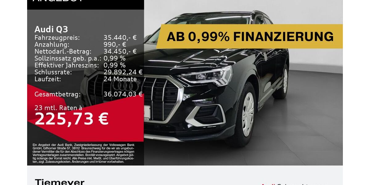 Audi Q3 18.171 km 31.930 &euro; Bochum 44809