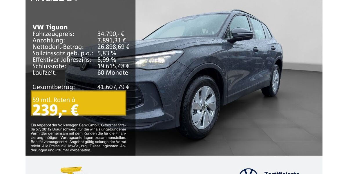 VW Tiguan 10.600 km 32.990 &euro; Duisburg 47059