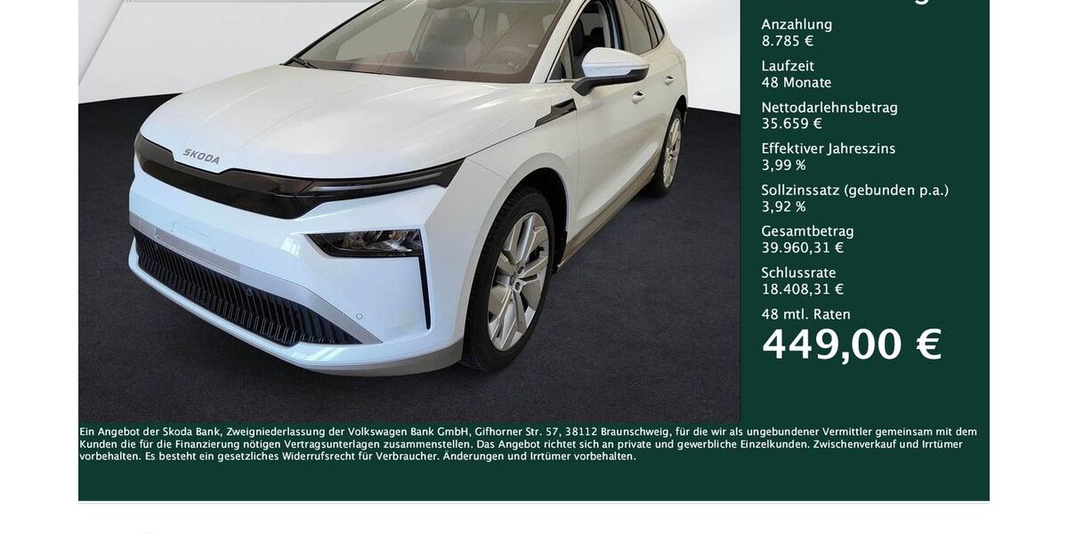 Skoda Enyaq 6.990 km 43.988 &euro; Dortmund 44309