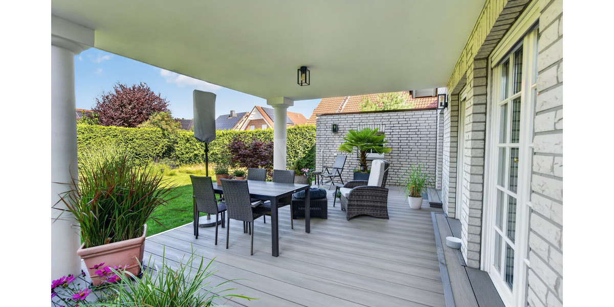 Wohnen wie im eigenen Haus – Große Erdgeschosswohnung mit Traumgarten und Garage im Zweiparteienhaus - Erdgeschoßwohnung Olfen Olfen | Angebot:26948024
