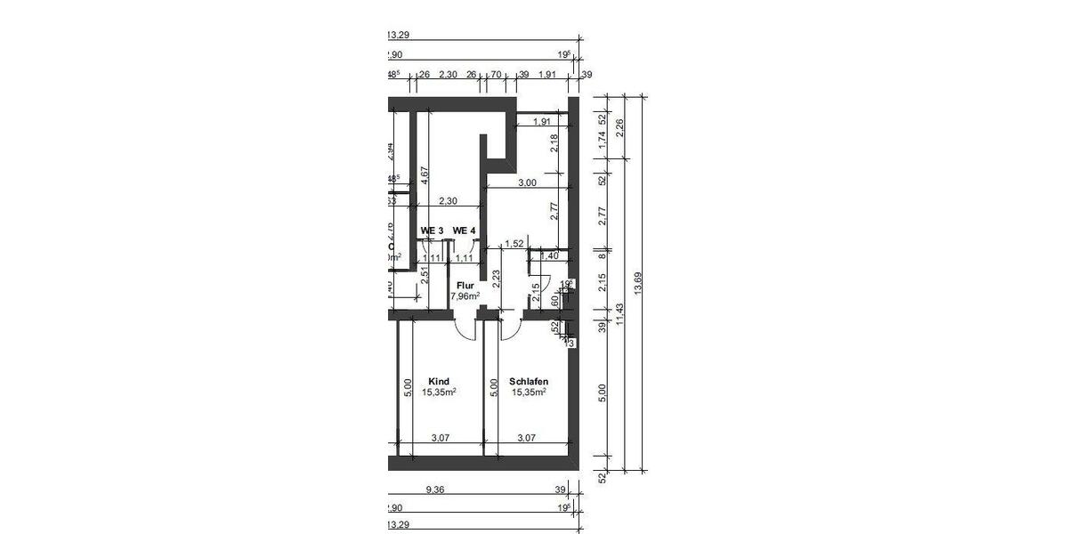 Etagenwohnung Dortmund Innenstadt Nord - 2.5 Zimmer, 56 m&sup2;, 495&euro; | Angebot:26237063