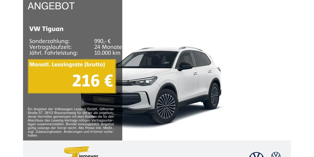 VW Tiguan 14.419 km 30.390 &euro; Marl 45770