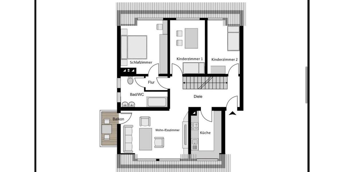 Ruhige 5 12 Zimmer Eigentumswohnung ideal für Familien 5 zimmer