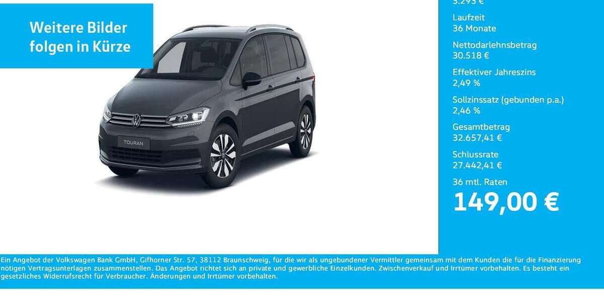 VW Touran 23.955 km 33.811 &euro; Dortmund-Marten 44379