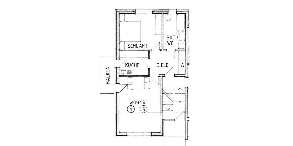 Etagenwohnung Duisburg Walsum - 2 Zimmer, 58 m&sup2;, 328&euro; | Angebot:26389126