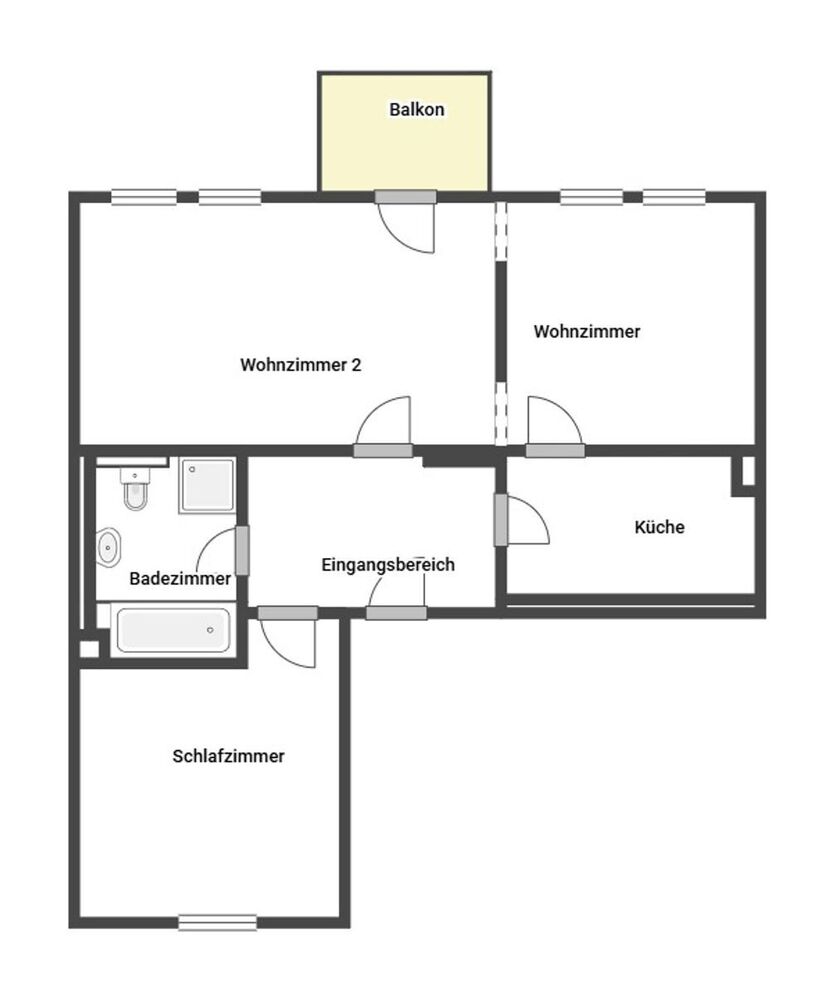 Behaglichkeit pur: 2,5-Zi.-Etagenwohnung in Citylage 2 zimmer