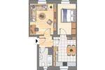 Etagenwohnung Witten Annen - 2 Zimmer, 44 m&sup2;, 369&euro; | Angebot:25416410