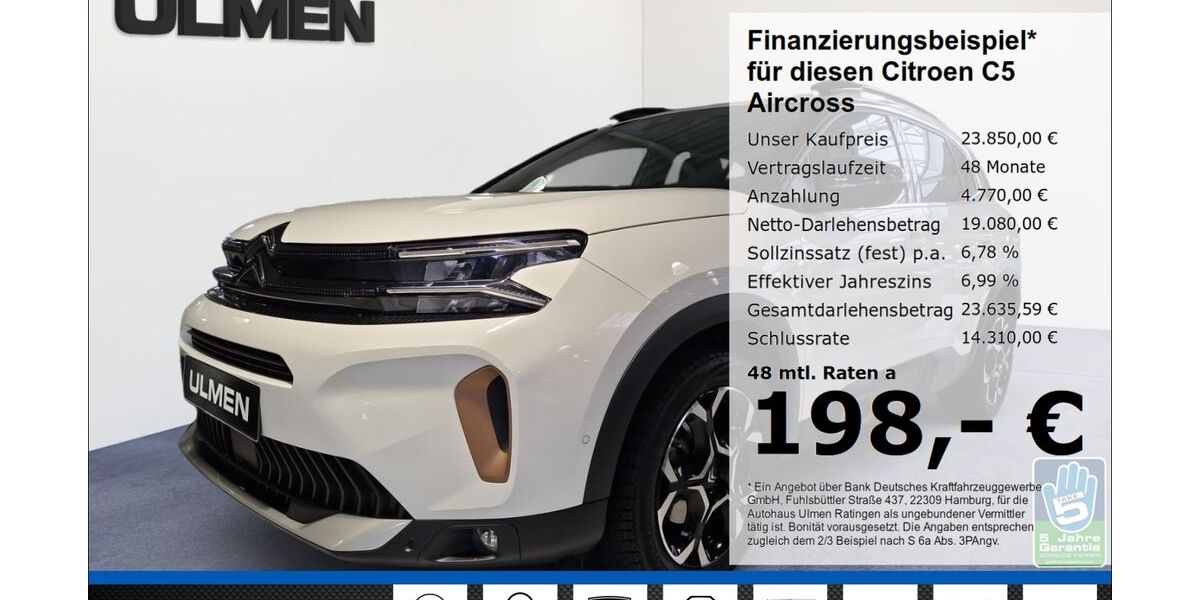 Citroen C5 Aircross 12.277 km 23.850 &euro; Ratingen 40880
