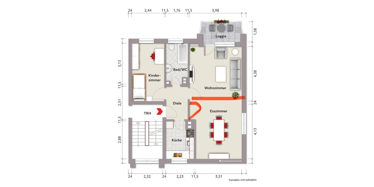 Renovierte 3 Zimmer Wohnung in Dortmund-Brackel 2 zimmer