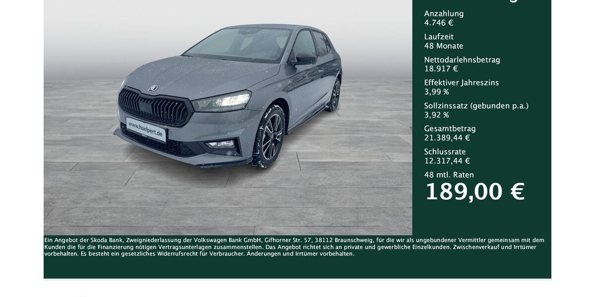 Skoda Fabia 17.118 km 23.573 &euro; Dortmund 44309