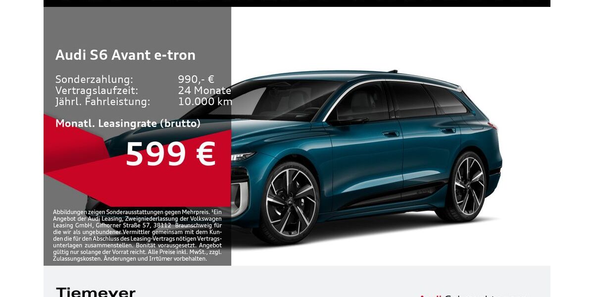 Audi S6 e-tron 16.429 km 79.690 &euro; Bochum 44809