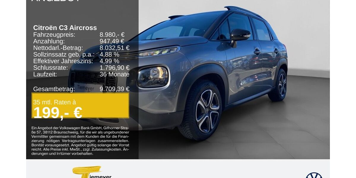 Citroen C3 Aircross 87.855 km 8.980 &euro; Bochum 44892
