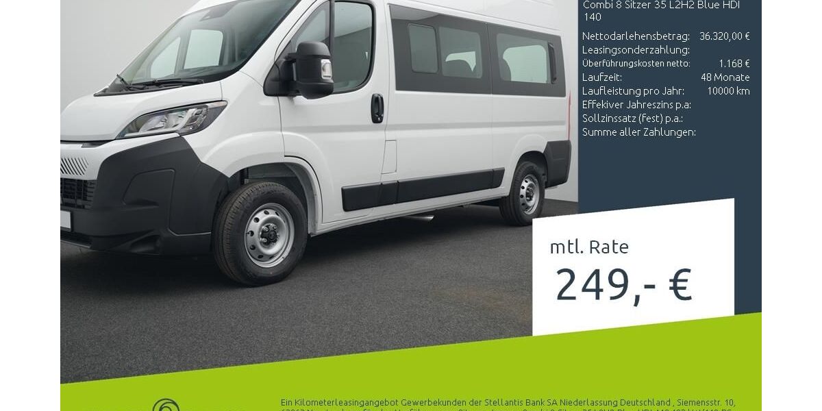 Citroen Jumper 1.500 km 36.320 &euro; Dortmund 44263