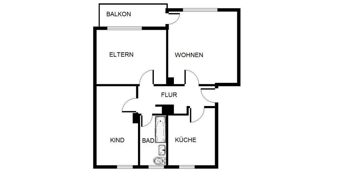 Wohnung zum Mieten in Gelsenkirchen 449 € 66.67 m² 3 zimmer