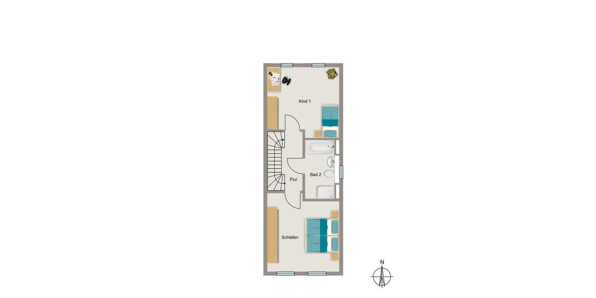Etagenwohnung Duisburg Walsum - 4 Zimmer, 116 m&sup2;, 1.454&euro; | Angebot:25423585
