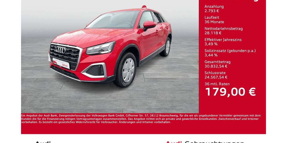 Audi Q2 16.678 km 30.788 &euro; Dortmund 44143